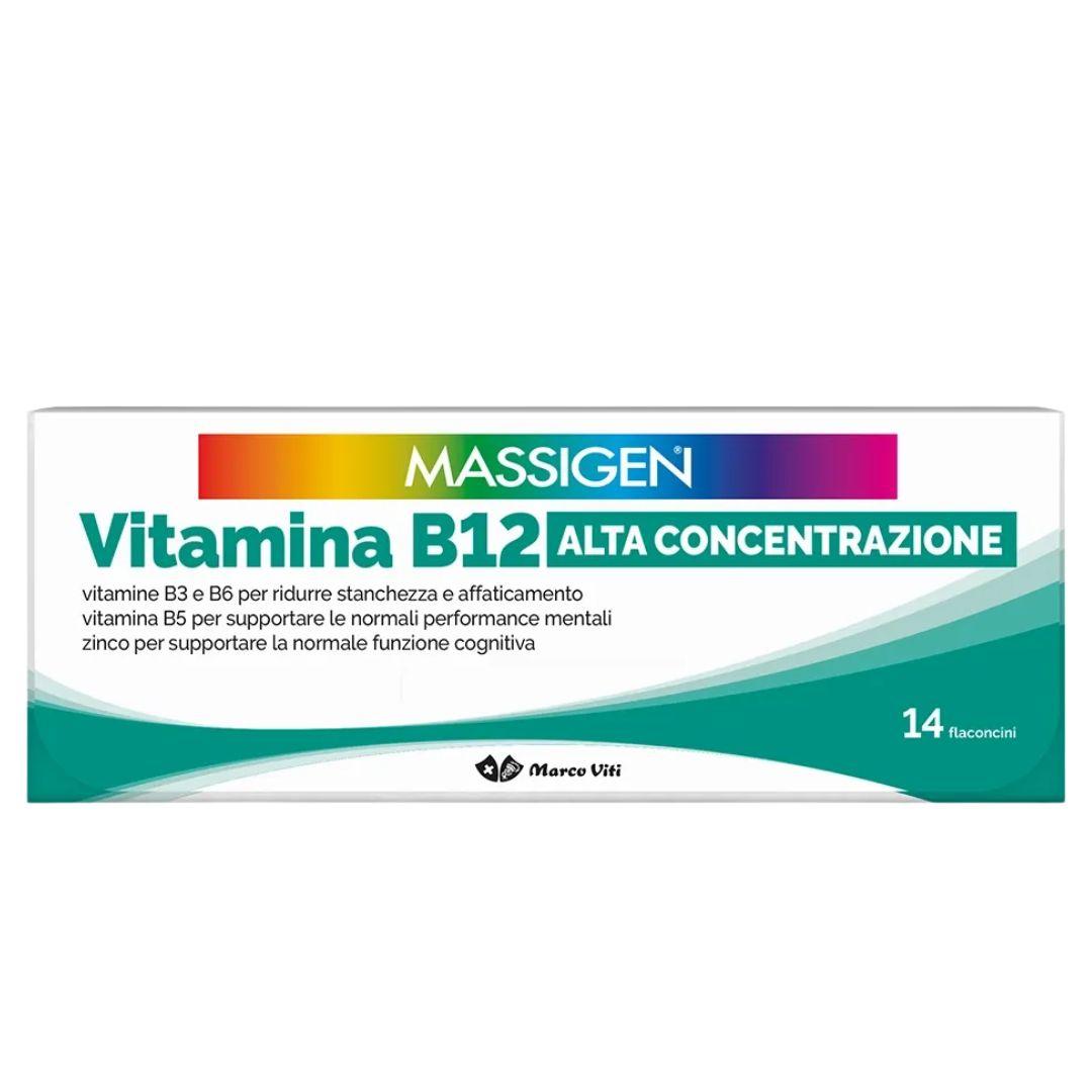 Massigen Dailyvit Vitamina B12 Alta Concentrazione 14 Flaconcini