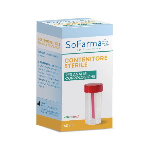 Sofarmapiu' Raccoglitore Feci Sterile per Analisi Cropologiche 60 ml