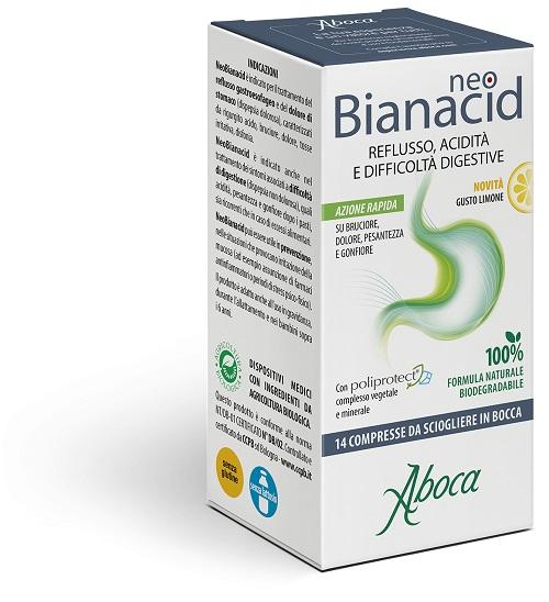 Neobianacid Compresse Gusto Limone per Reflusso 14 Compresse