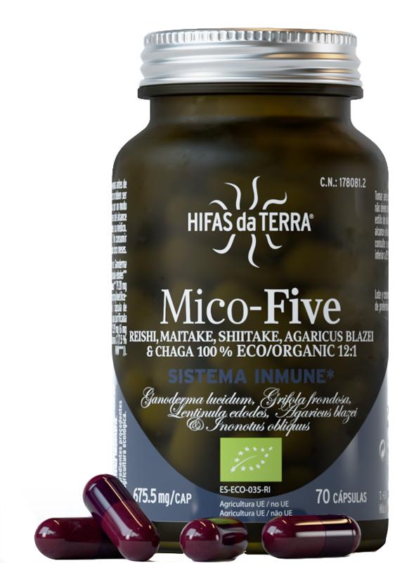 Mico Five Integratore Alimentare A Base Di Funghi Medicinali 70 Capsule