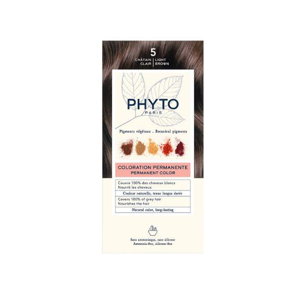 Phyto Phytocolor 5 Castano Chiaro Colorazione Permanente Per Capelli