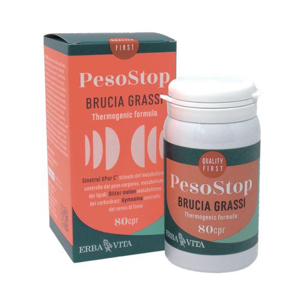 Erba Vita Peso Stop Brucia Grassi Integratore Alimentare 80 Compresse