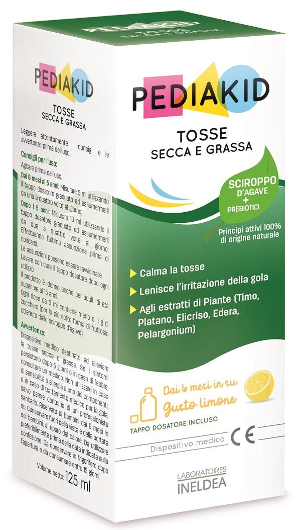 Pediakid Sciroppo per Tosse Secca e Grassa per Bambini 125ml
