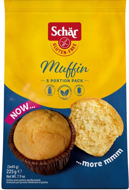 Schar Muffin Senza Glutine, Confezione da 225 g