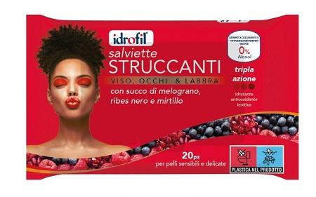 Salviettine Struccanti al Melograno Idrofil 20 Pezzi