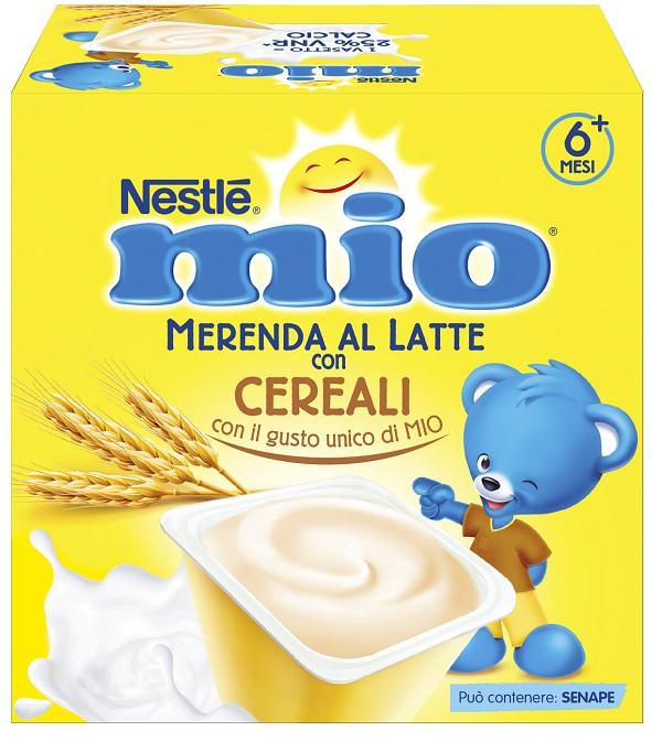 Mio Merenda Latte Cremoso Gusto Fragola 4 x 100 g