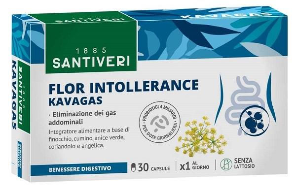 Flor Intolerance Integratore per Intolleranze Alimentari 30 Capsule