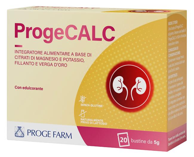 Progecalc Integratore Calcio e Vitamina D 20 Bustine