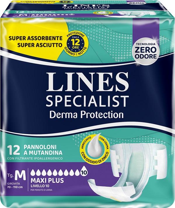 Lines Specialist Dermaprotection Pannolini Mutandina Taglia M 12 Pezzi
