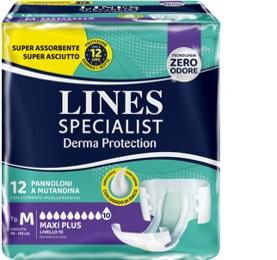 Lines Derm Pannolini Mutandina Taglia L 12 Pezzi