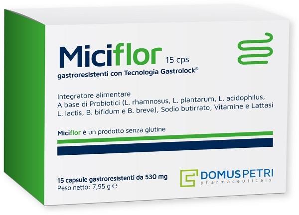 Miciflor Integratore Probiotico 15 Capsule