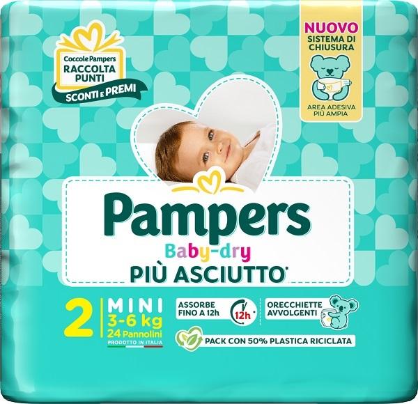 Pampers Mutandine Downcount Mini per Neonati 24 Pezzi