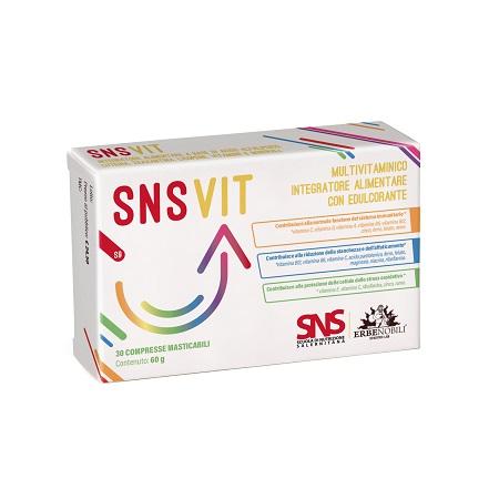 Erbenobili Sns Vit integratore Multivitaminico 30 Compresse Masticabili