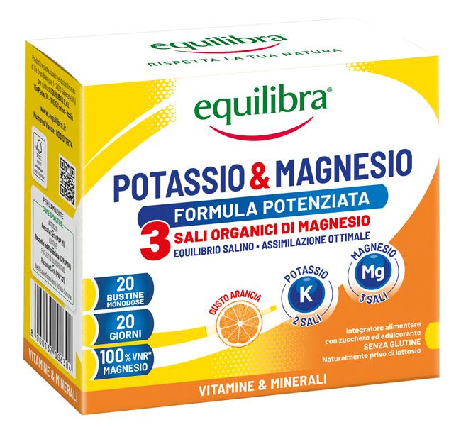 Potassio & Magnesio 3 Integratore Minerale 20 Bustine