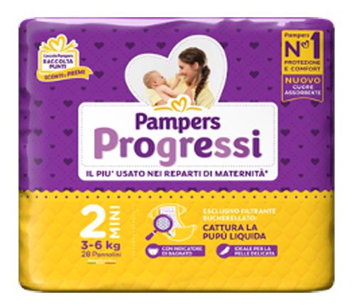 Pampers Progressi Pannolini Mini 28 pezzi