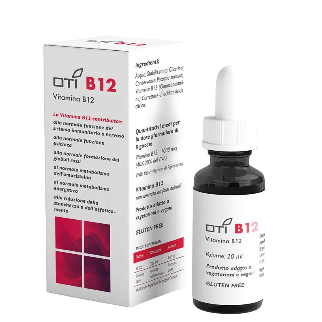 OTI Vitamina B12 Gocce 20 ml per Supporto Energetico