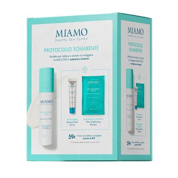 Miamo Triple Brightening Protocollo Schiarente Crema Viso + Siero + Maschera