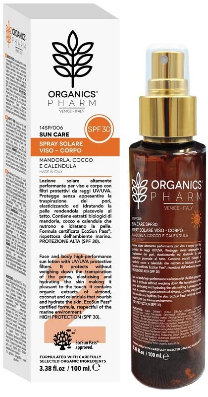 Org PH Spray Solare Viso/Corpo SPF 30 100 ml