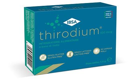 Thirodium Integratore di Iodio 30 Capsule Molli da 100 mcg