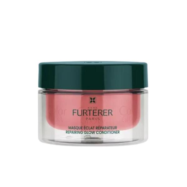 René Furtere Color Glow Maschera luminosità e Ristrutturante Per Capelli Colorati con Méchés 200 ml