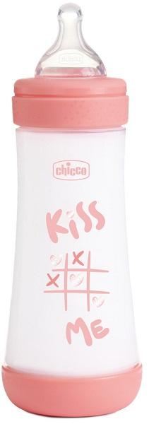 Chicco Biberon P5 Fast Girl 300ml con Tettarella in Silicone