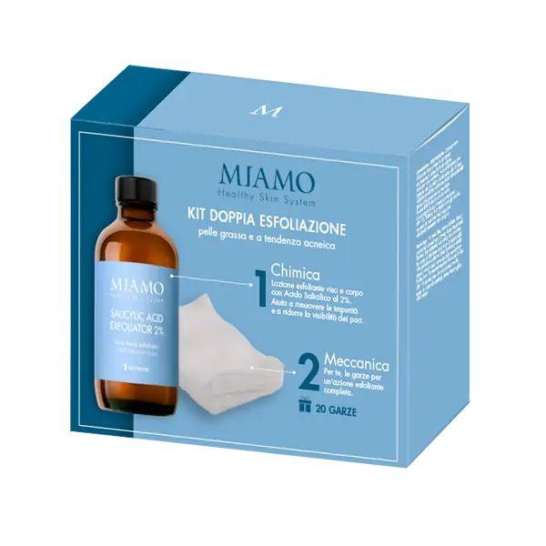 Miamo Salicylic Acid Box Lozione Esfolilante + 20 Garze Esfolianti