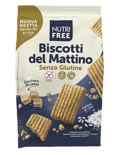 Nutrifree Biscotti del Mattino Senza Glutine per la Colazione 300 Grammi