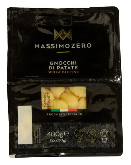 Massimo Zero Gnocchi di Patate Senza Glutine Confezione da 400 Grammi