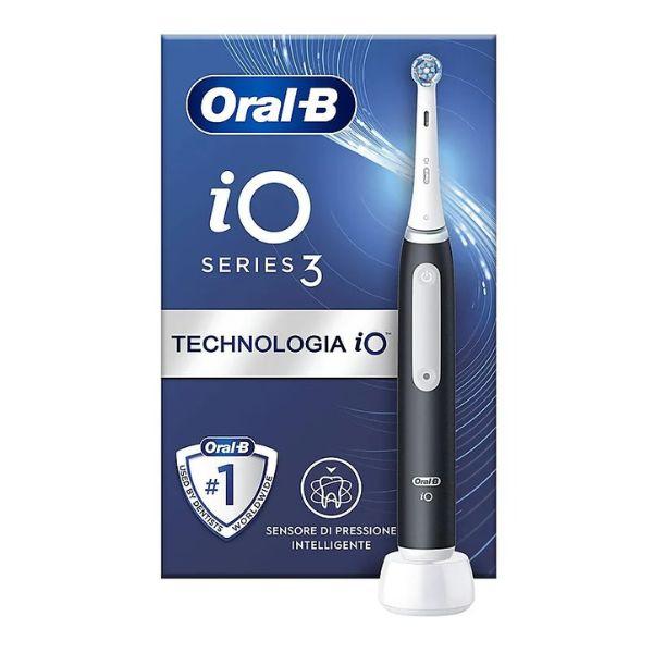 Oralb Io3s Black Spazzolino Elettrico Nero