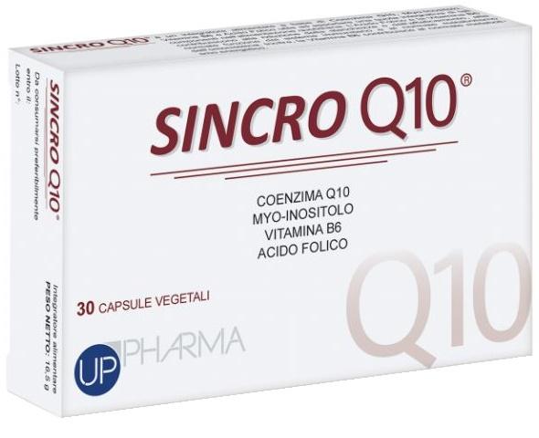 Sincroq10 Integratore di Coenzima Q10 per Energia e Benessere 30 Capsule