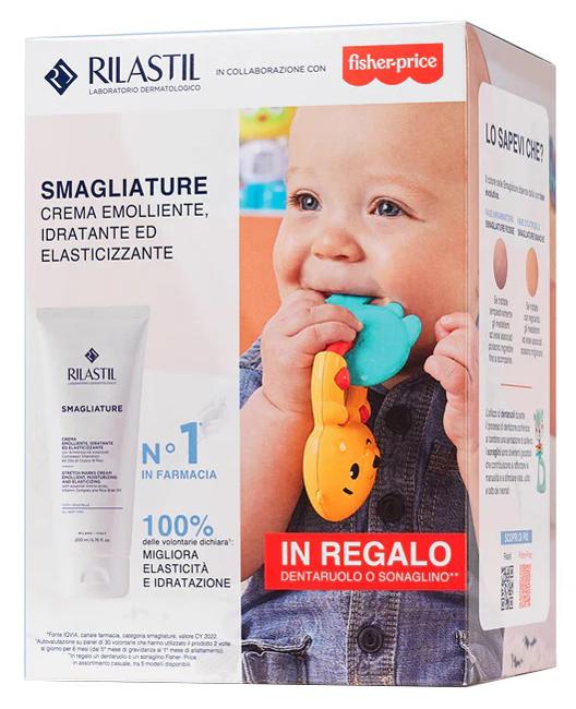 Rilastil Cofanetto Mamma Smagliature Crema Corpo 200 ml + Gadget Bambini