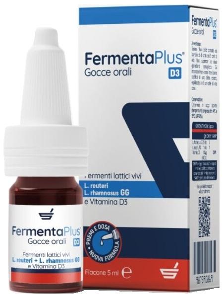 Fermenta Plus D3 Integratore di Vitamina D3 5 ml