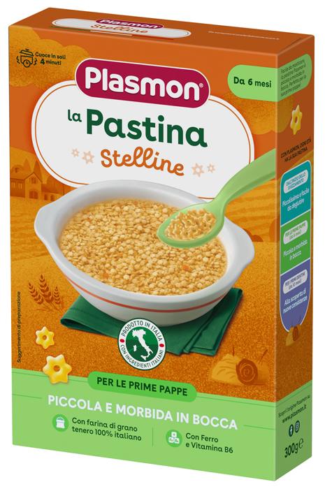 Plasmon Pasta Stelline per Pappe Nutrienti per Bambini 300 g