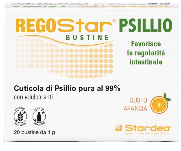 Regostar Psillio Integratore Per La RegolaritĆ Intestinale 20 Bustine