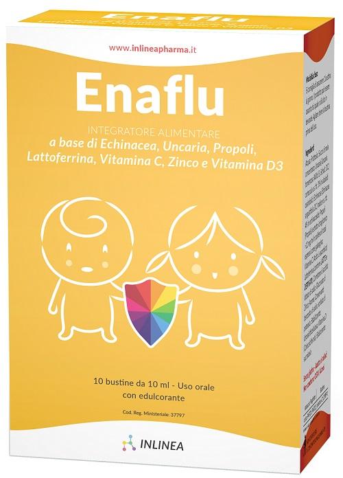 Enaflu Integratore per Difese Immunitarie 10 Bustine da 10 ml