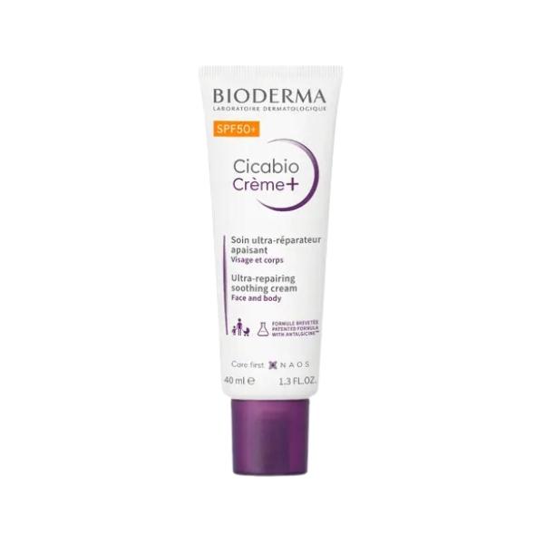 Bioderma Cicabio Crème Crema SPF50+ Riparativa Lenitiva Pelle Irritata Danneggiata 40 ml
