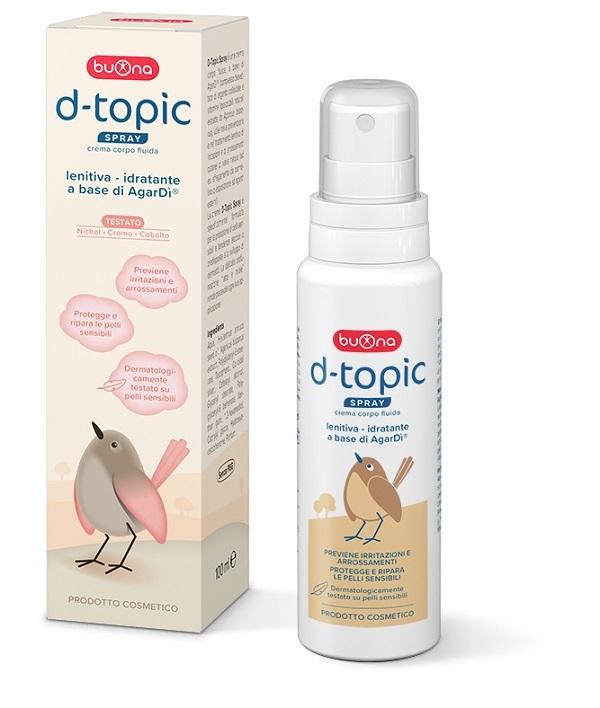 Dtopic Spray Idratante per Pelle Secca e Sensibile 100ml