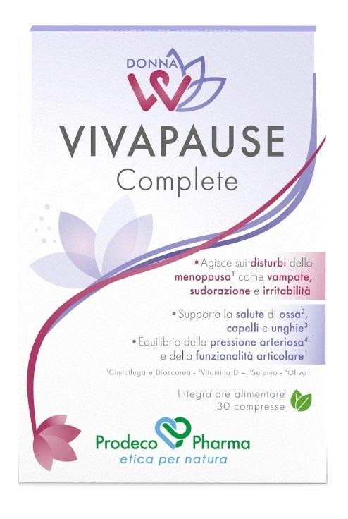 Donnaw Vivapause Integratore Completo per Menopausa 30 Compresse