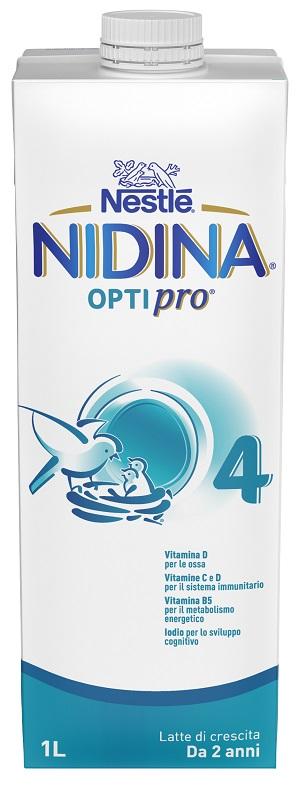 Nidina Optipro 4 Latte Liquido di Crescita per Bambini 1 Litro