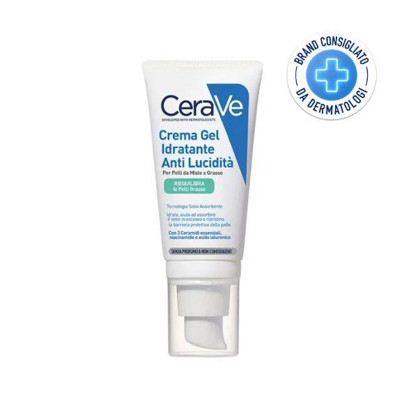 Cerave Crema Viso Gel Idratante Anti Luciditร per Pelli Grasse 50 ml