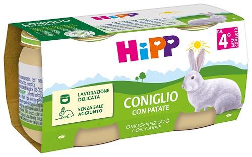 Hipp Omogeneizzato di Coniglio e Verdure 2x80g