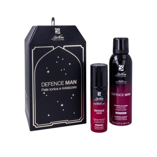 Bionike Cofanetto Regalo Defence Man Schiuma da Barba + Crema Gel