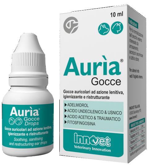Gocce Auricolari Auria da 10 ml per la Salute dell Orecchio e il Comfort Auditivo