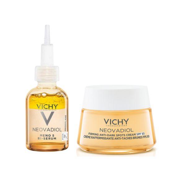 Vichy Neovadiol Meno 5 Bi-Serum + Neovadiol Crema Rassodante Anti-macchie SPF50