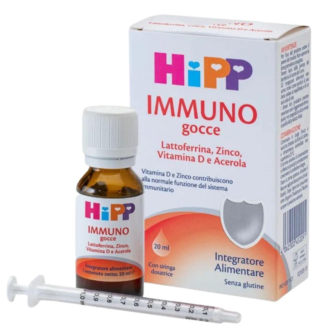 Hipp Immuno Gocce per Supporto del Sistema Immunitario dei Bambini 20 ml