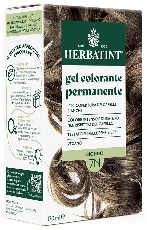 Herbatint Colore Permanente 7N Biondo Naturale, 170ml