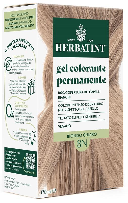 Herbatint 8N Biondo Chiaro Tintura per Capelli 170ml