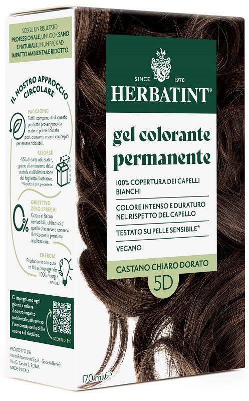Herbatint 5D Castano Chiaro Dorato Tintura per Capelli
