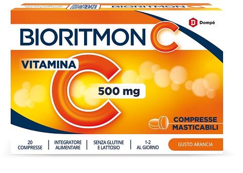 Bioritmon C Integratore di Vitamina C 500 mg per Supporto Immunitario 20 Compresse