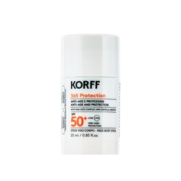 Korff 365 Protection anti-age e protezione spf 50+ stick viso corpo 25 ml